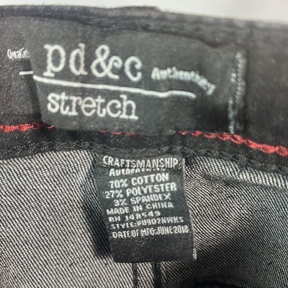 Black Slim Stretch Jeans - Picture 7 of 8